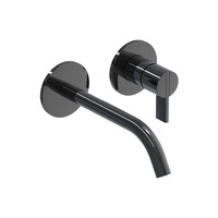 Inbouw Wastafelmengkraan IVY Pact 2-gats Coldstart Zwart Chroom PVD