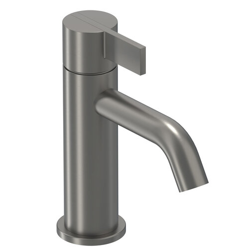 Wastafelkraan IVY Pact Model S Coldstart Geborsteld Metal Black PVD 