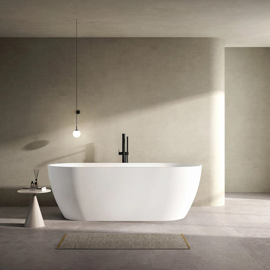 Vrijstaand Bad Sanilux Moon 180 cm Glans Wit