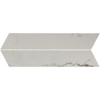 NIET MEER LEVERBAAR Vloertegel Flaviker Supreme Memories 7.5x40.7 cm Marmerlook Mat Wit (Prijs per M2)