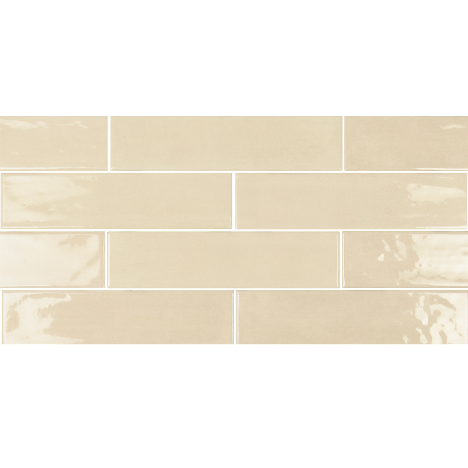 Wandtegel Mud Ivory Keramiek 7.5x30 cm Stardos