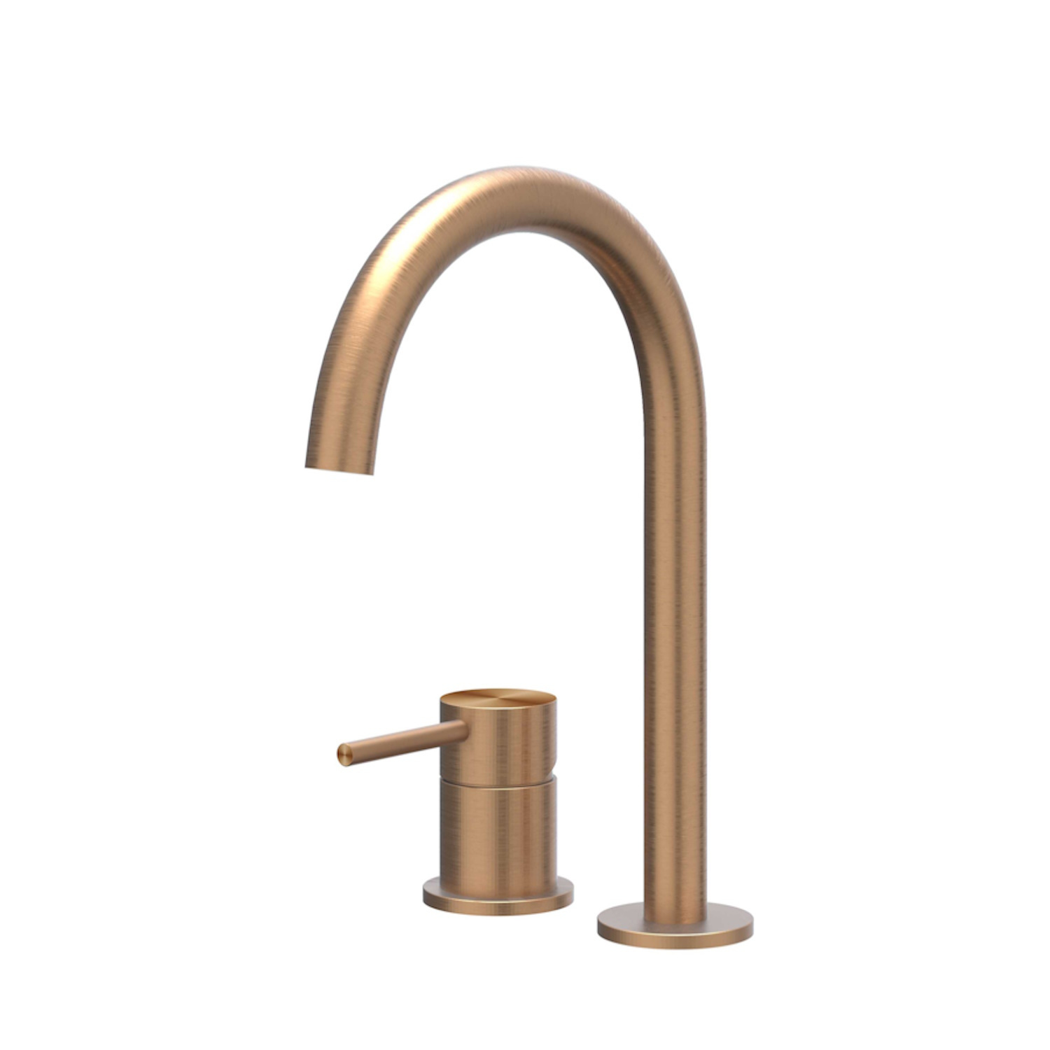 Wastafelkraan IVY Concord Coldstart 2-gats RVS316 Geborsteld Mat Koper PVD IVY