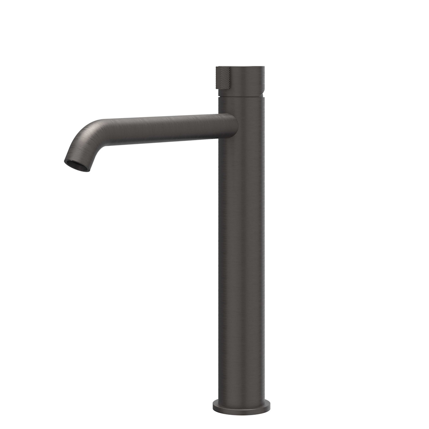 Wastafelkraan IVY Tribe Model L Coldstart RVS316 Geborsteld Carbon Black PVD IVY