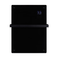 Convector Verwarming Eurom Alutherm Verre 800W Voor in de Badkamer met Wi-Fi en Glazen Behuizing Zwart