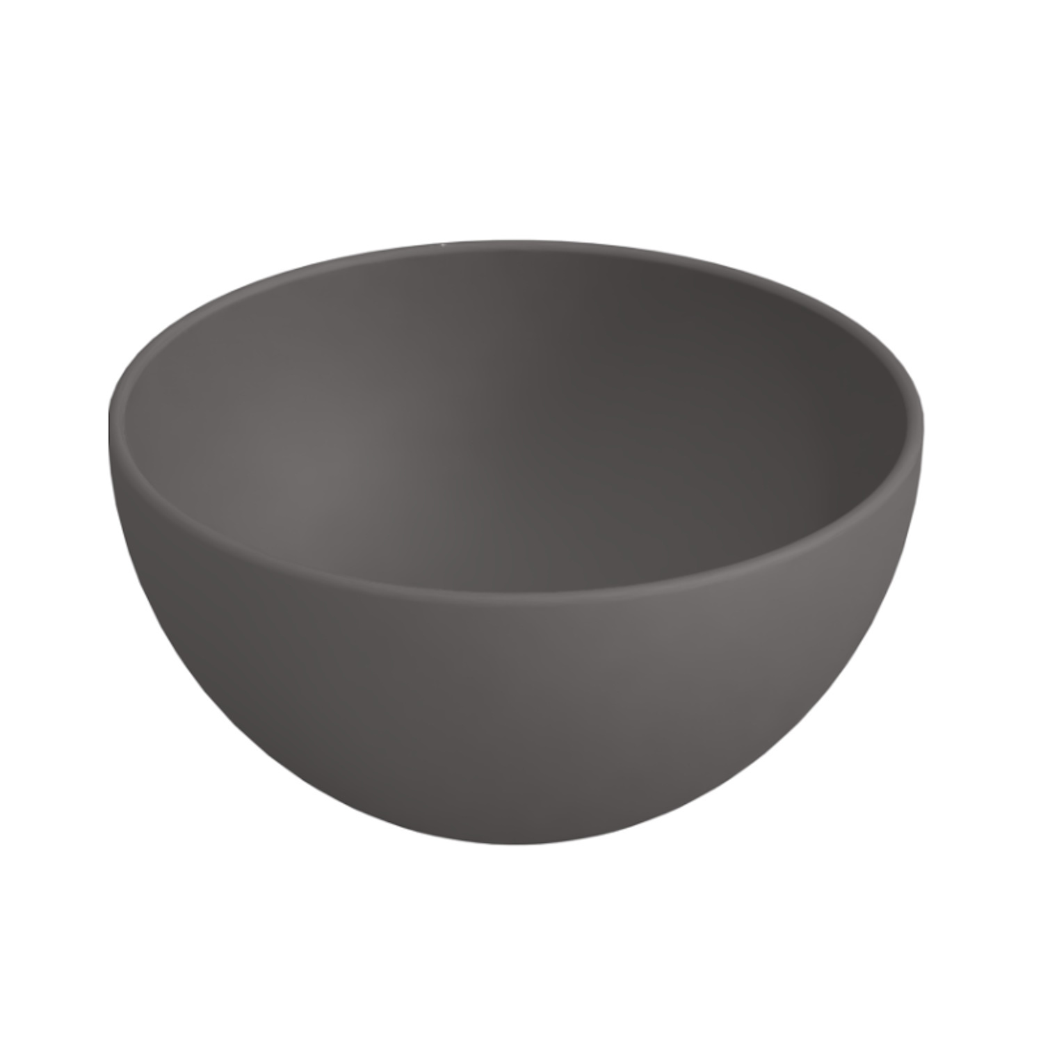 Waskom BWS Caadop Rond 24 cm Keramiek Antraciet Boss & Wessing