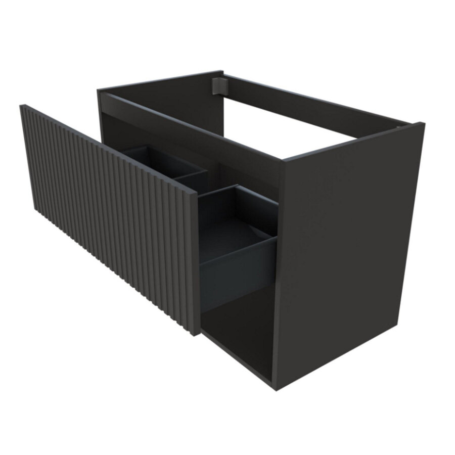 Best-Design "Rigatti-78-Black-Greeploos" Meubel Onderkast 78 cm