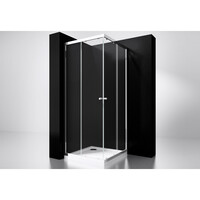 Best-Design "Project" Douche Hoekinstap 100x100x190cm Glas 5mm Aluminium Profiel
