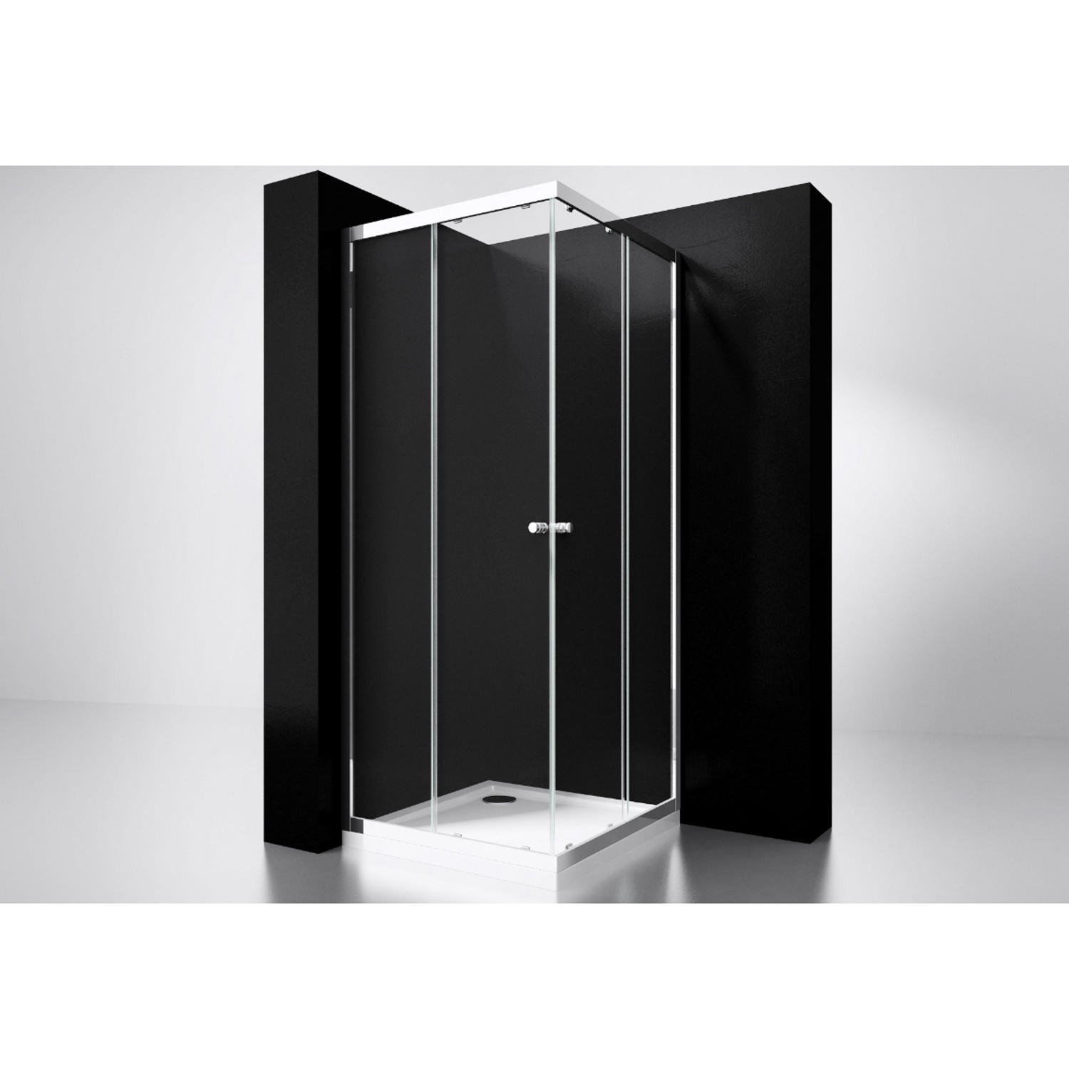 Best Design Best-Design "Project" Douche Hoekinstap 100x100x190 cm Glas 5 mm Aluminium Profiel