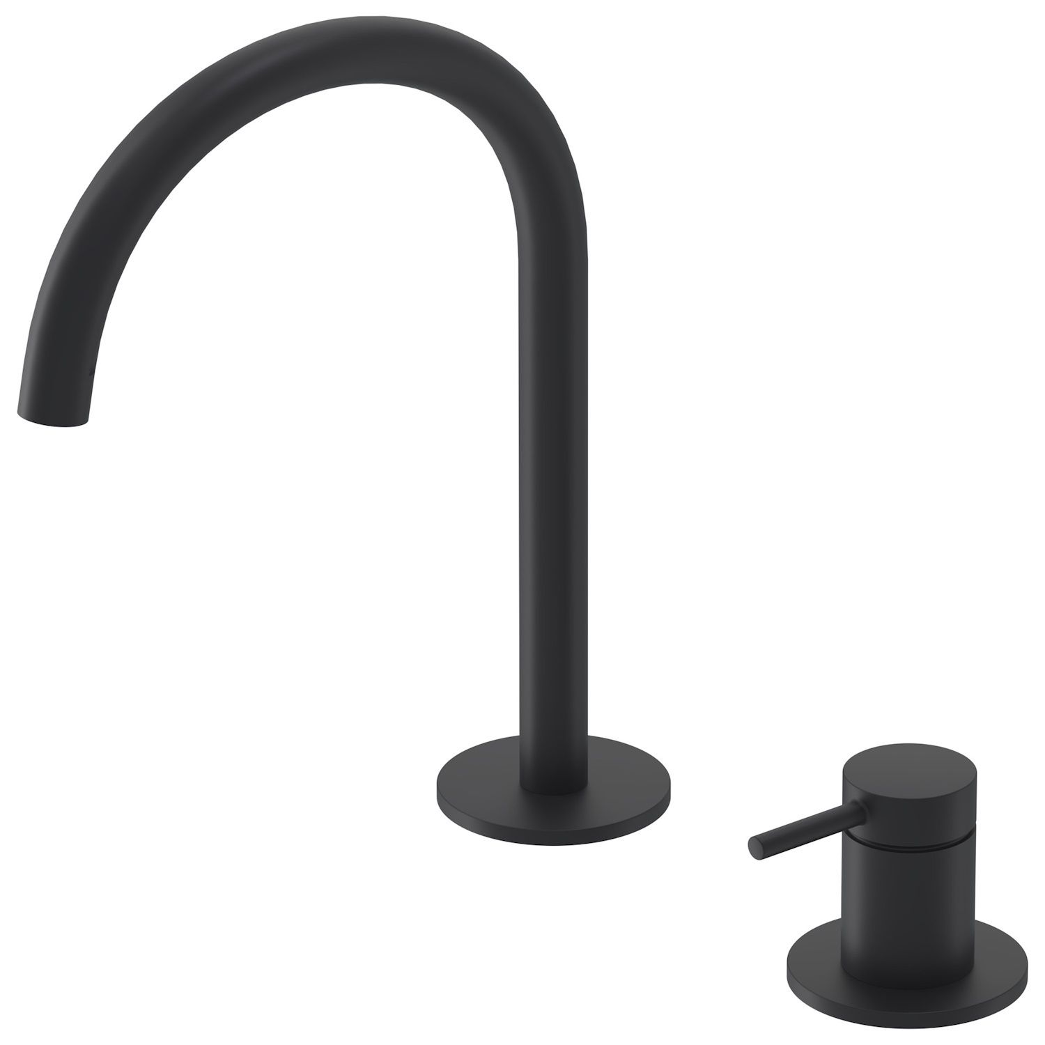 Wastafelkraan IVY Bond Coldstart 2-gats Mat Zwart PED IVY