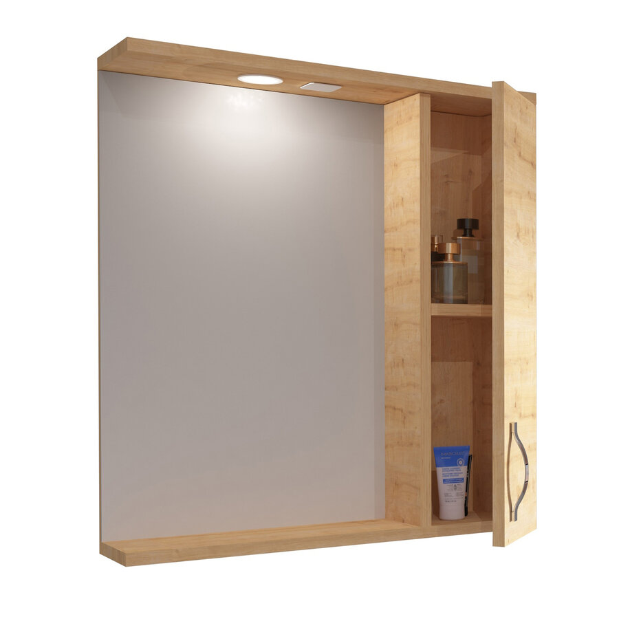 Spiegelkast BWS Aleco 75x70x17 cm Safir