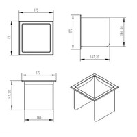 Reserverolhouder Inbouw BWS Milan Mat Wit