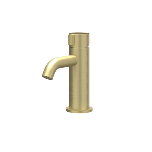 Wastafelkraan IVY Tribe Model S Coldstart RVS316 Geborsteld Mat Goud PVD 