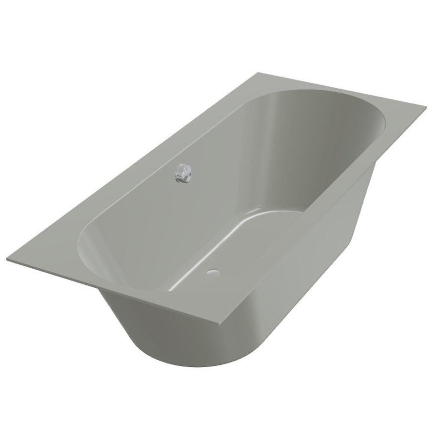 Ligbad Beterbad Xenz Madeira 160x75 cm Inclusief Badpoten Cement