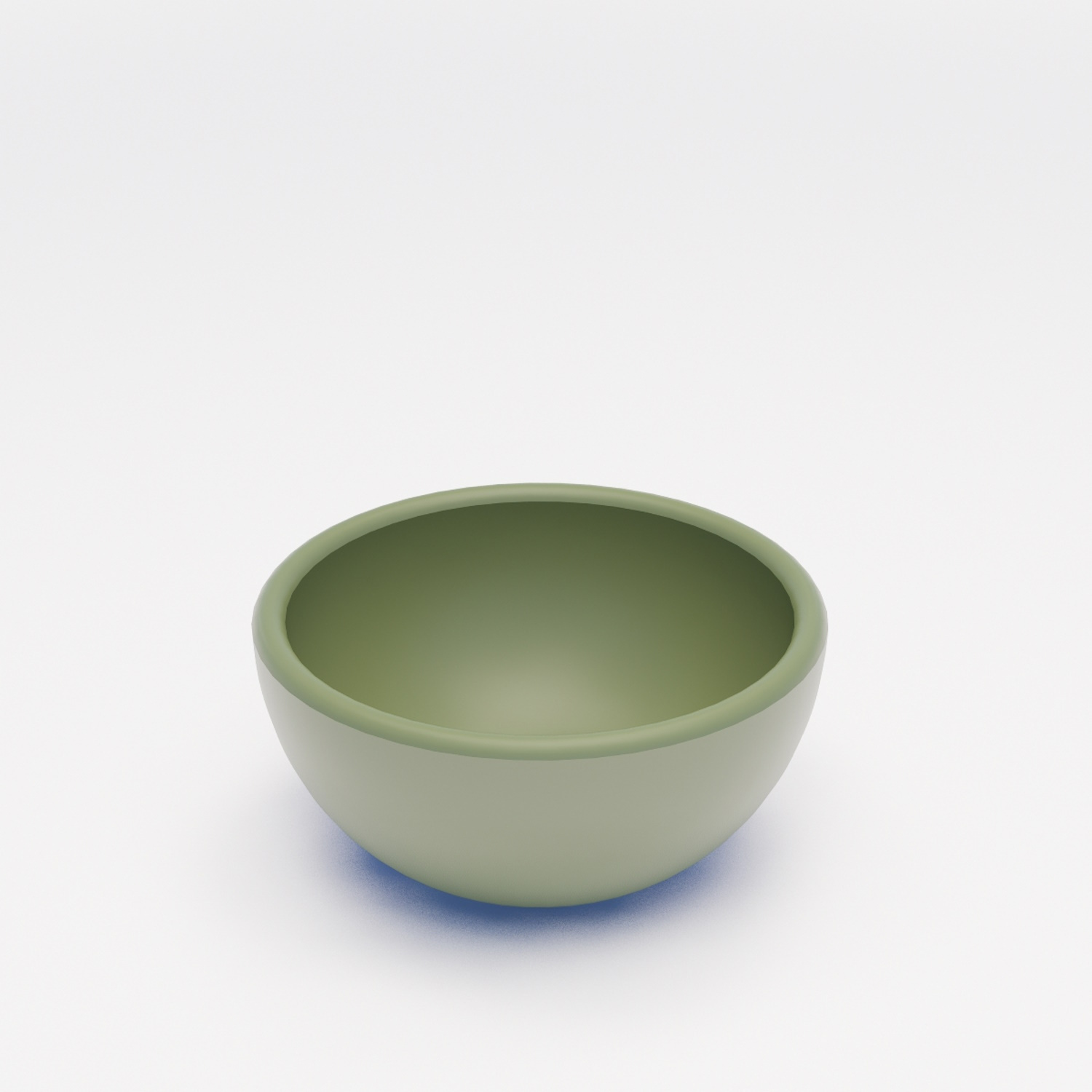 Waskom BWS Nox Mini 20 cm Solid Marmo Olijf Groen Boss & Wessing