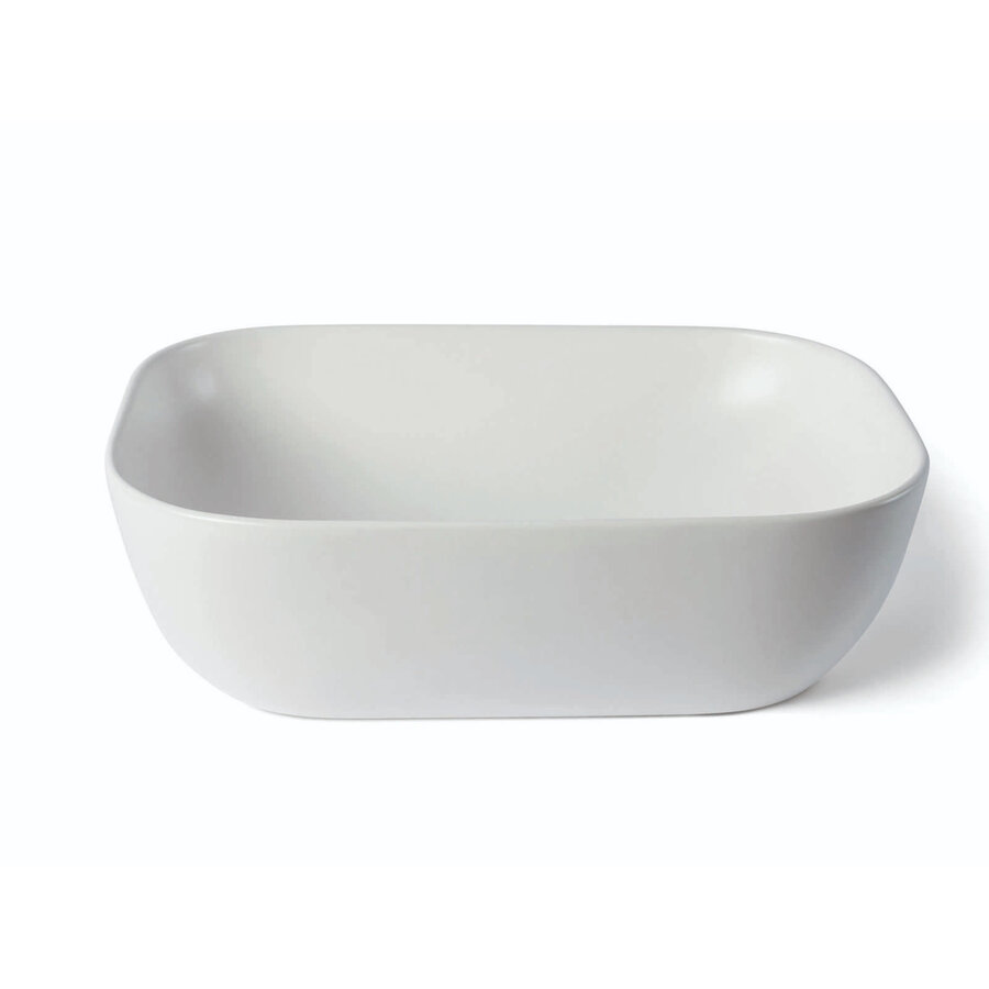 Waskom Luca Sanitair Ceramics Rechthoekig 45,5x45,5x13,5 Keramiek Mat Wit