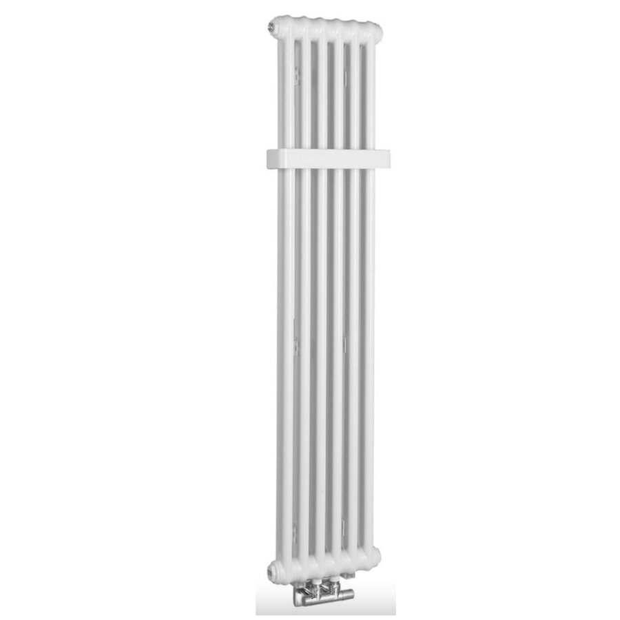 Designradiator Sapho Fede 150x30,6 cm Mat Wit