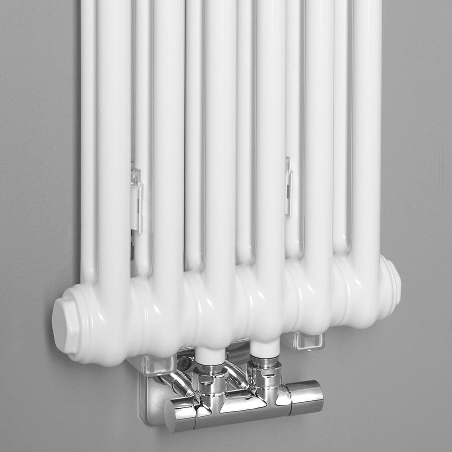 Designradiator Sapho Fede 150x30,6 cm Mat Wit