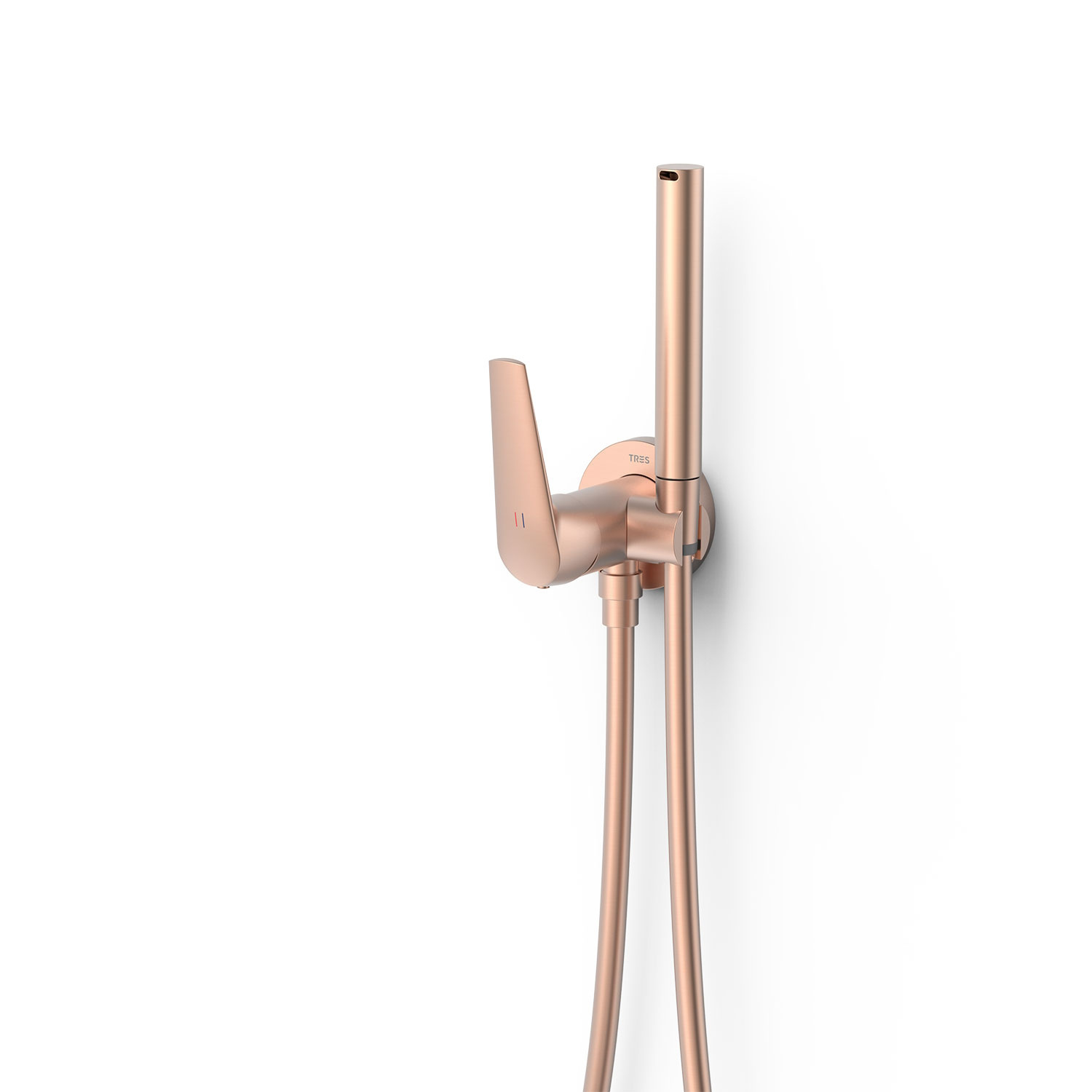 Inbouw Bidetmengkraan Tres Fuji Met Doucheslang 18.4 cm En Hendel Tres