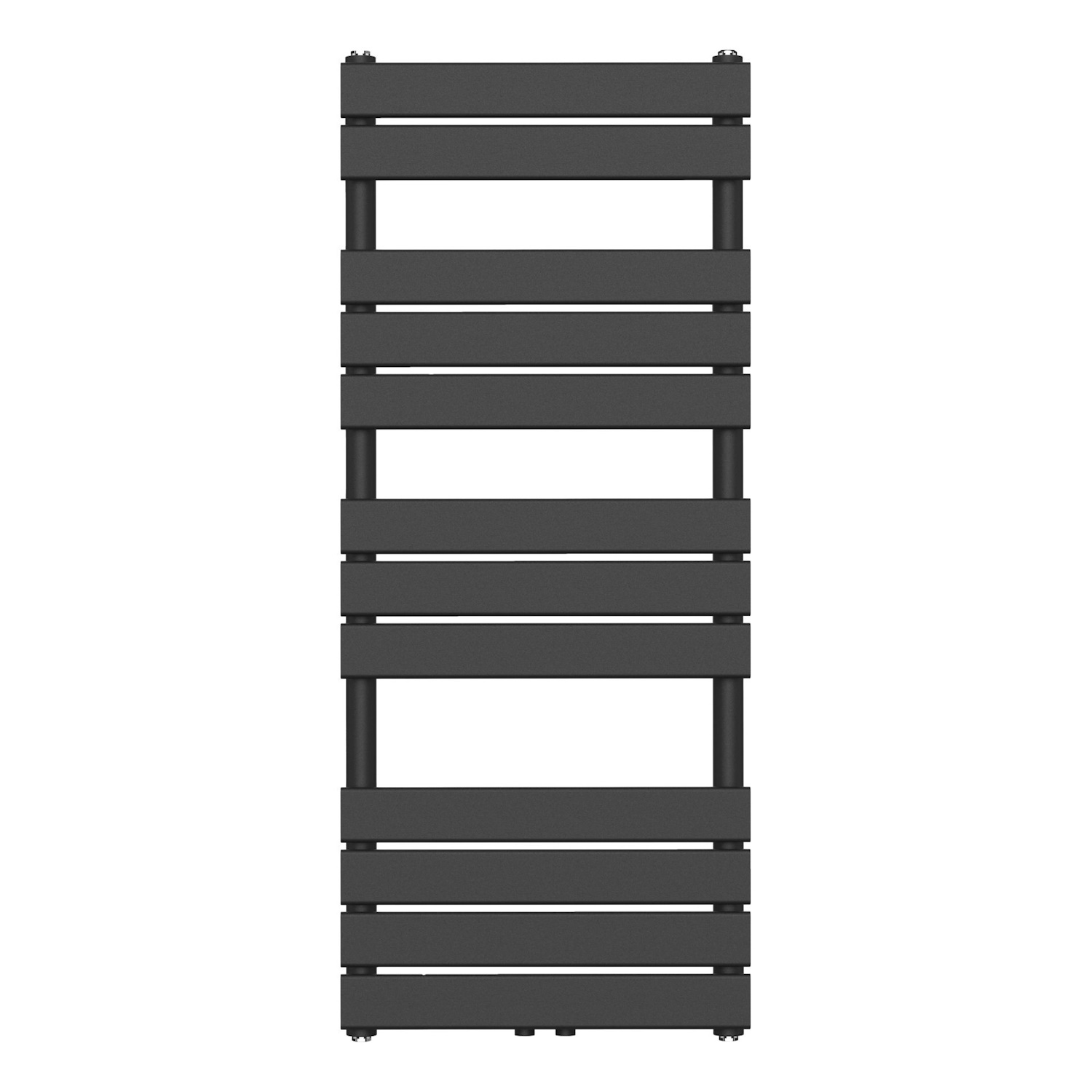 Handdoekradiator BWS Ress Middenaansluiting 681W 120x50 cm Zwart Boss & Wessing