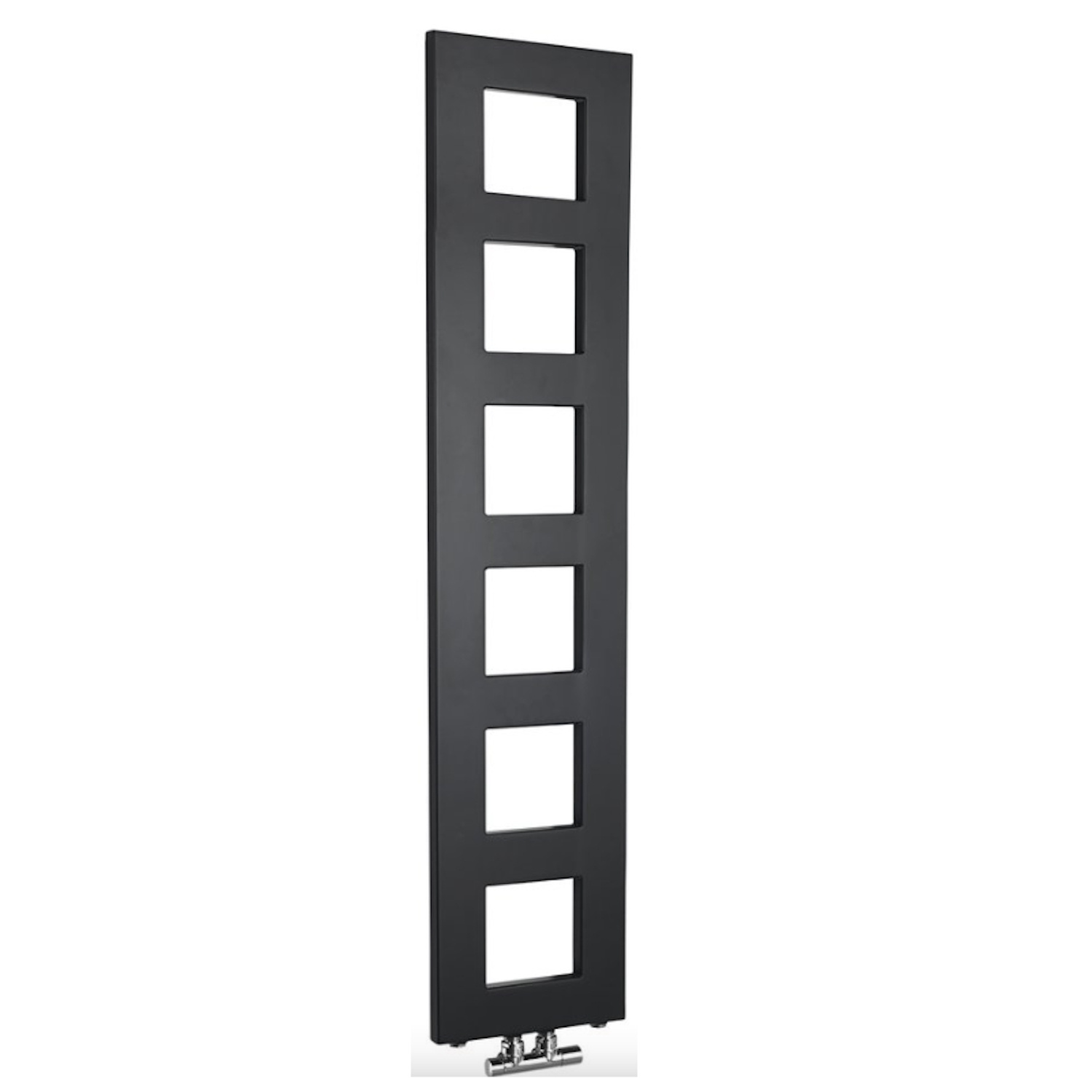 Designradiator Sapho Block 28x133 cm Mat Zwart Sapho