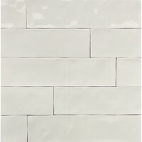 Zellige Blanco Brillo Keramiek 6.2x25 cm Beige (Prijs per M2)