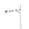 Sanilux Badset Inbouw Deluxe Sanilux Giles Met Box Thermostaat Chroom