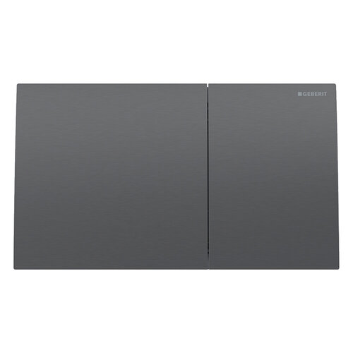 Drukplaat Geberit Sigma 70 Frontbediening 2-toets RVS Zwart Chroom 