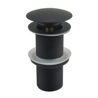 Clickwaste Best Design Nero Lange Draad 5/4" 10 cm Messing Mat Zwart