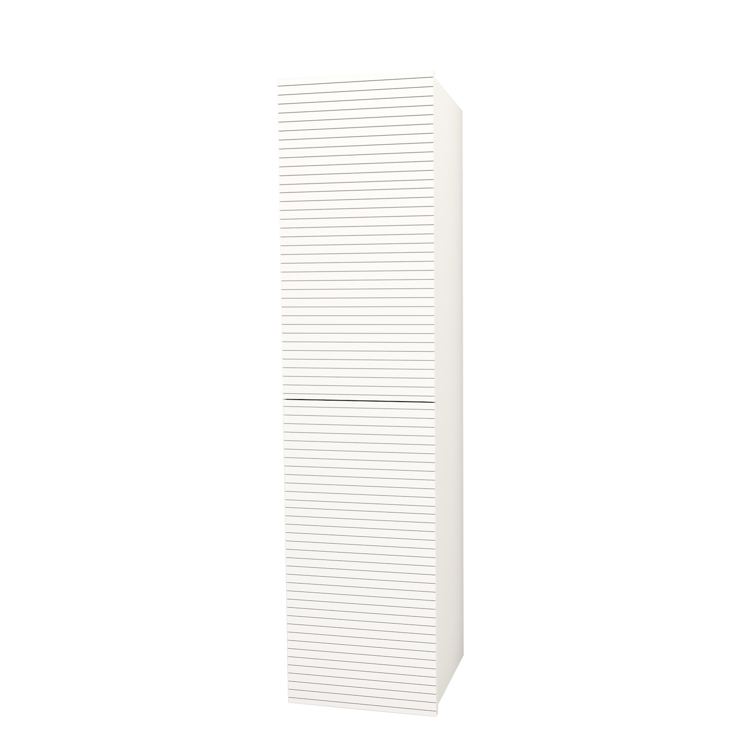 Kolomkast BWS Elite 42x42x160 cm 1 Deur Mat Wit Boss & Wessing