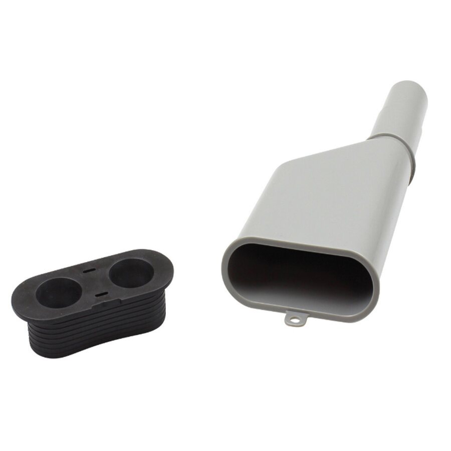 Duo Afvoer Wasmachine En Droger BWS Mark Grijs