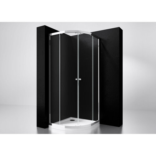 Best-Design "Project" 1/4 Ronde Douchecabine 100x100x190cm Glas 5mm Aluminium Profiel 