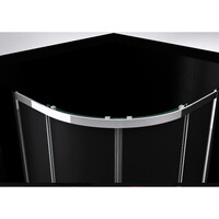 Best-Design "Project" 1/4 Ronde Douchecabine 100x100x190cm Glas 5mm Aluminium Profiel