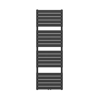 Handdoekradiator BWS Ress Middenaansluiting 180x60 cm Zwart