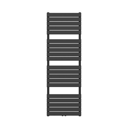 Handdoekradiator BWS Ress Middenaansluiting 180x60 cm Zwart 
