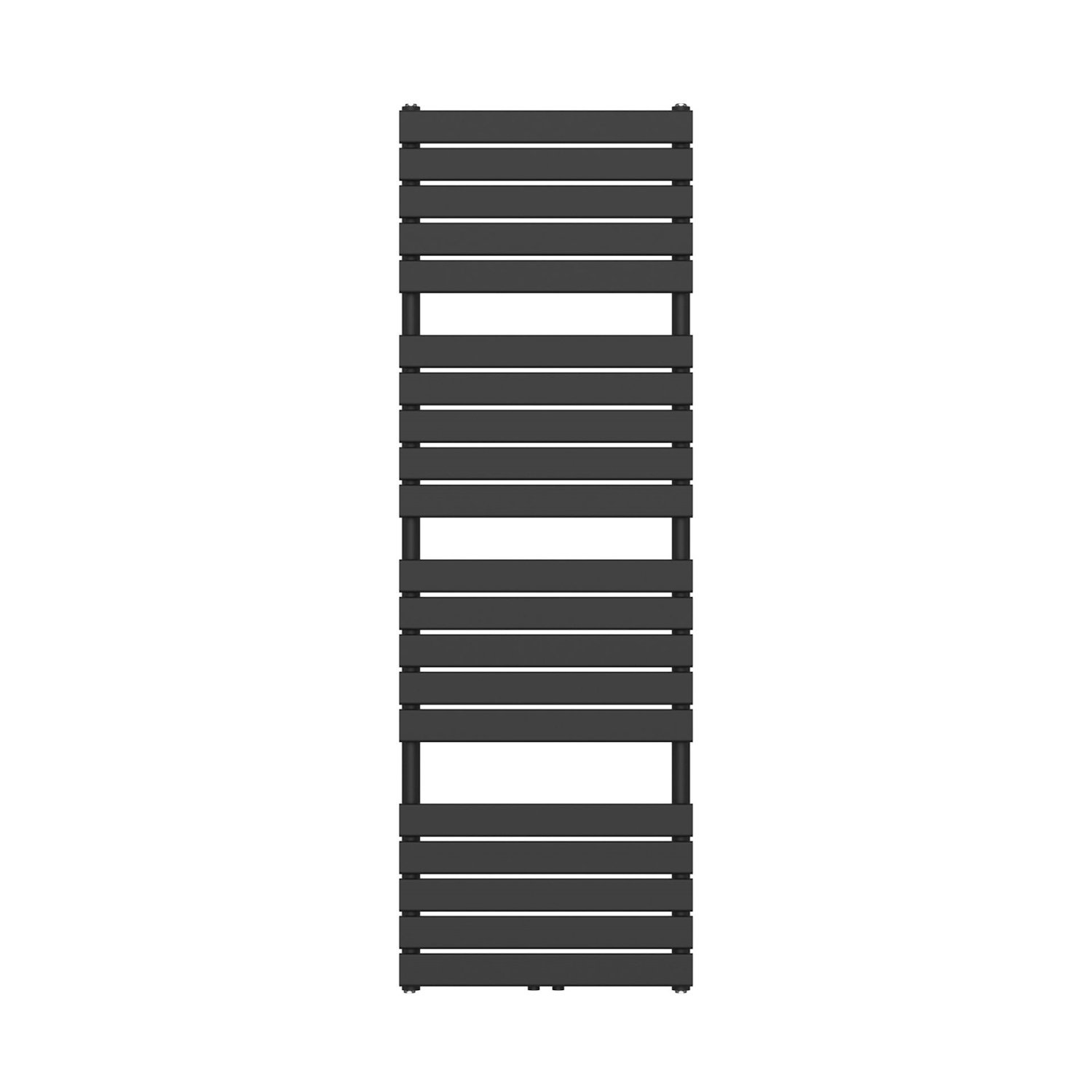 Handdoekradiator BWS Ress Middenaansluiting 180x60 cm Zwart Boss & Wessing