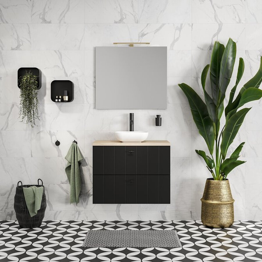 Tiger Ancis LED Spiegellamp 40 cm 4000K Geborsteld Goud