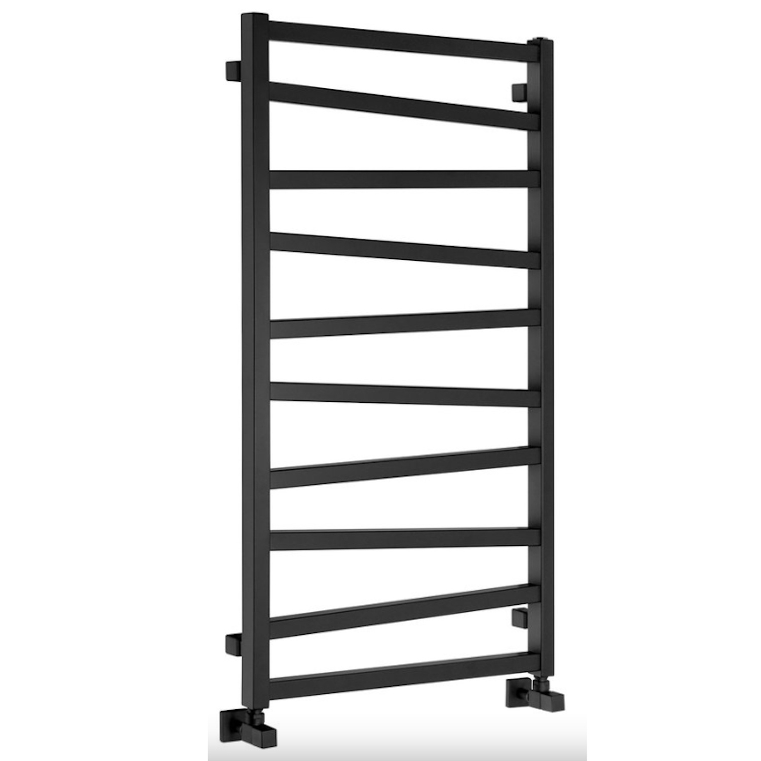 Designradiator Sapho Zig Recht 60x109.6 cm 497W Mat Zwart Sapho