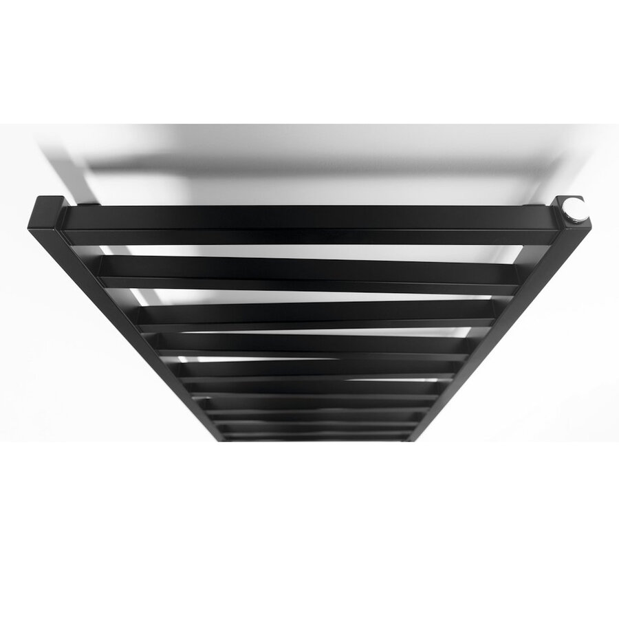 Designradiator Sapho Zig Recht 60x109.6 cm 497W Mat Zwart