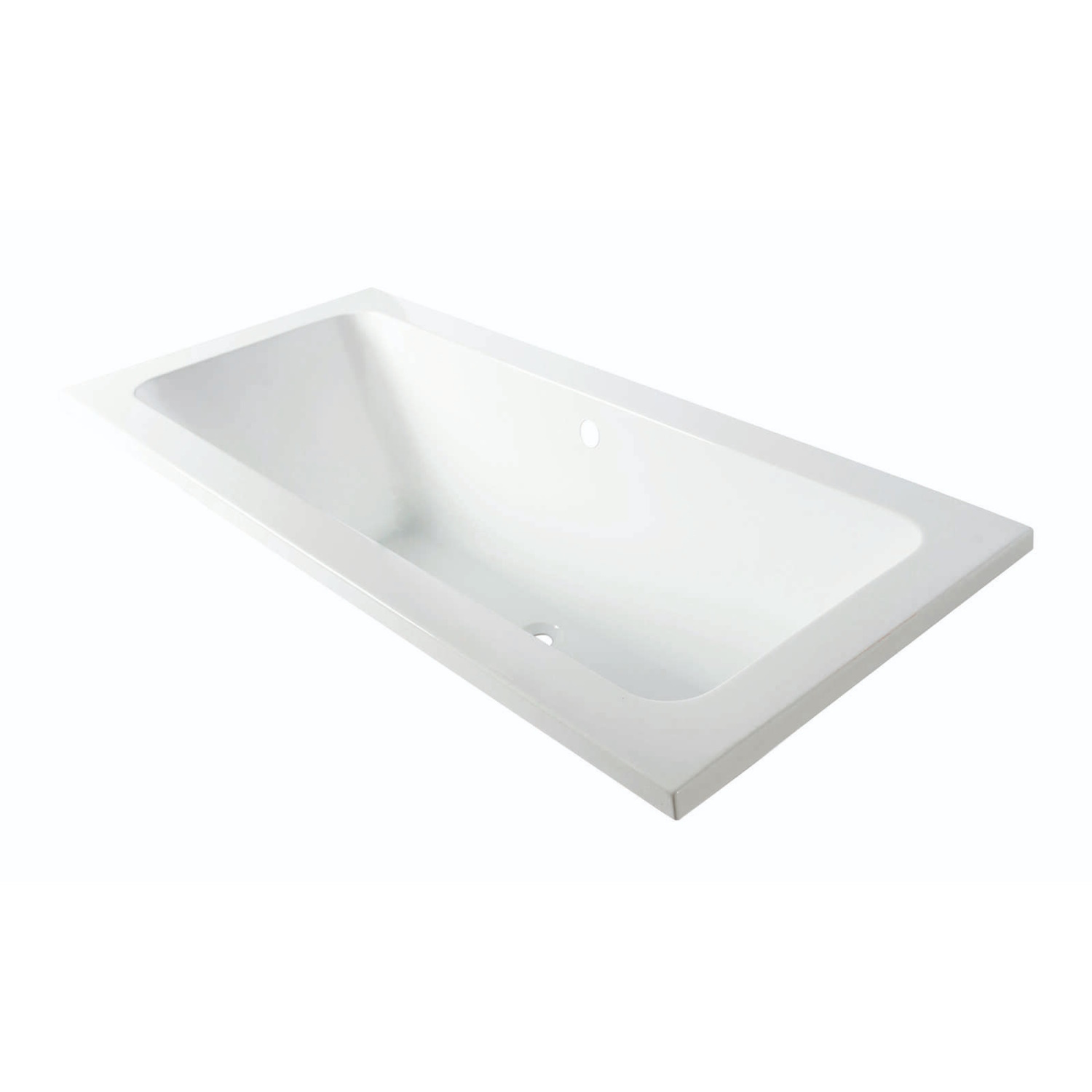 Inbouw Bad Luca Sanitair Primo Acryl 169x74x45 cm Zonder Afvoerset incl. Stelpoten Glans Wit Luca Sanitair