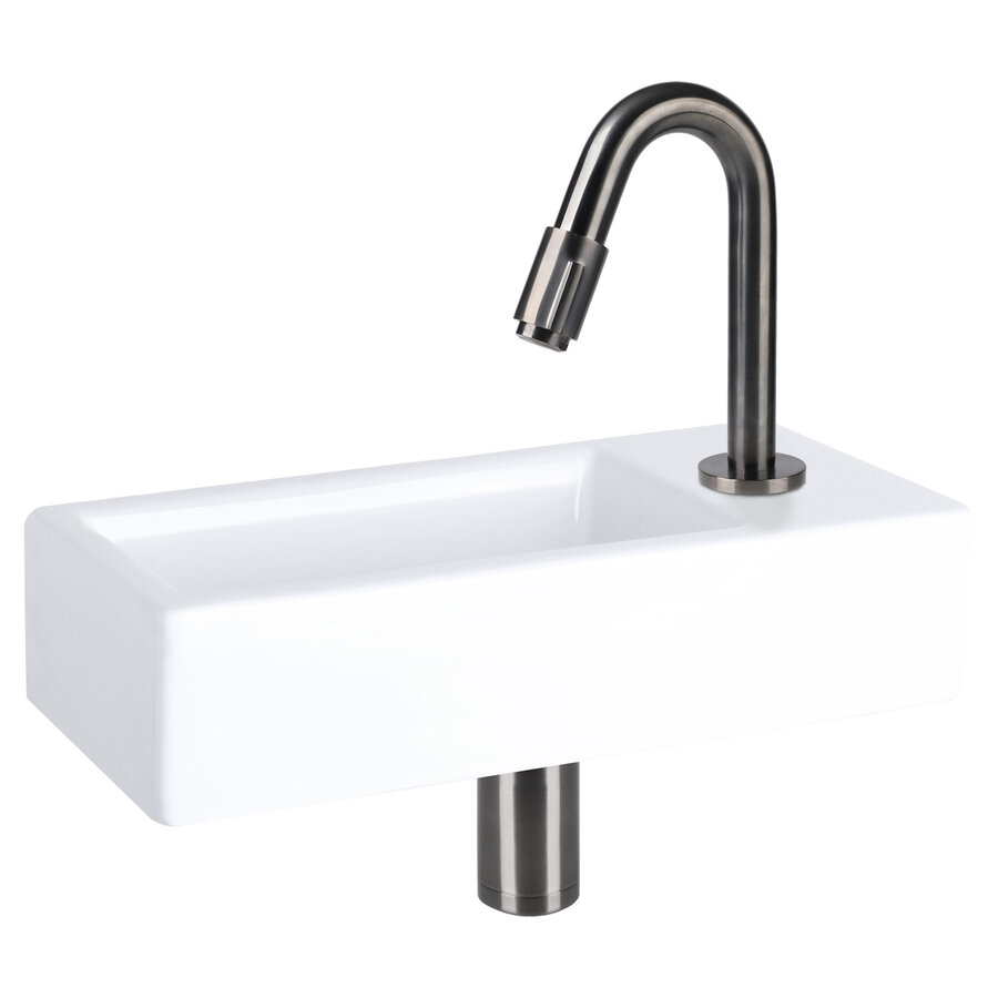 Koudwaterkraan Differnz Bow 19 cm Gunmetal