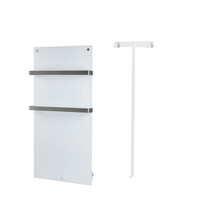 Infraroodpaneel Eurom Sani 1000W 127x55cm Badkamerverwarming Met Wi-Fi Wit