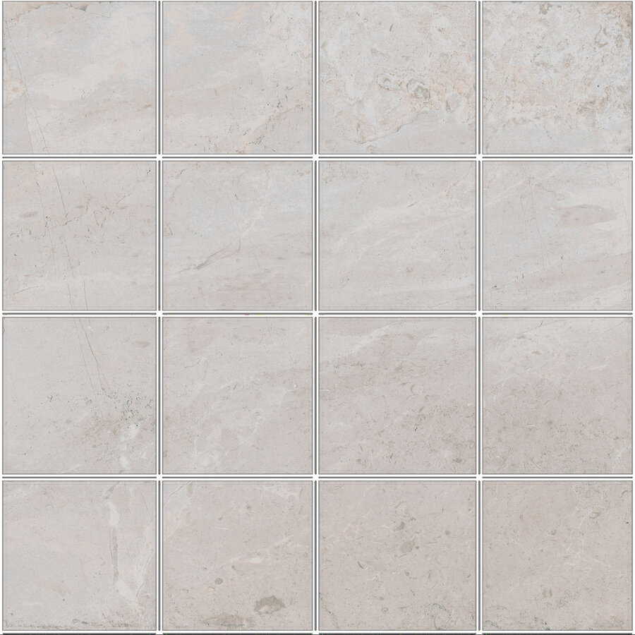 Mozaiek Pamesa Erding Pearl 30x30 cm Gerectificeerd Mat Wit (Prijs Per M2)