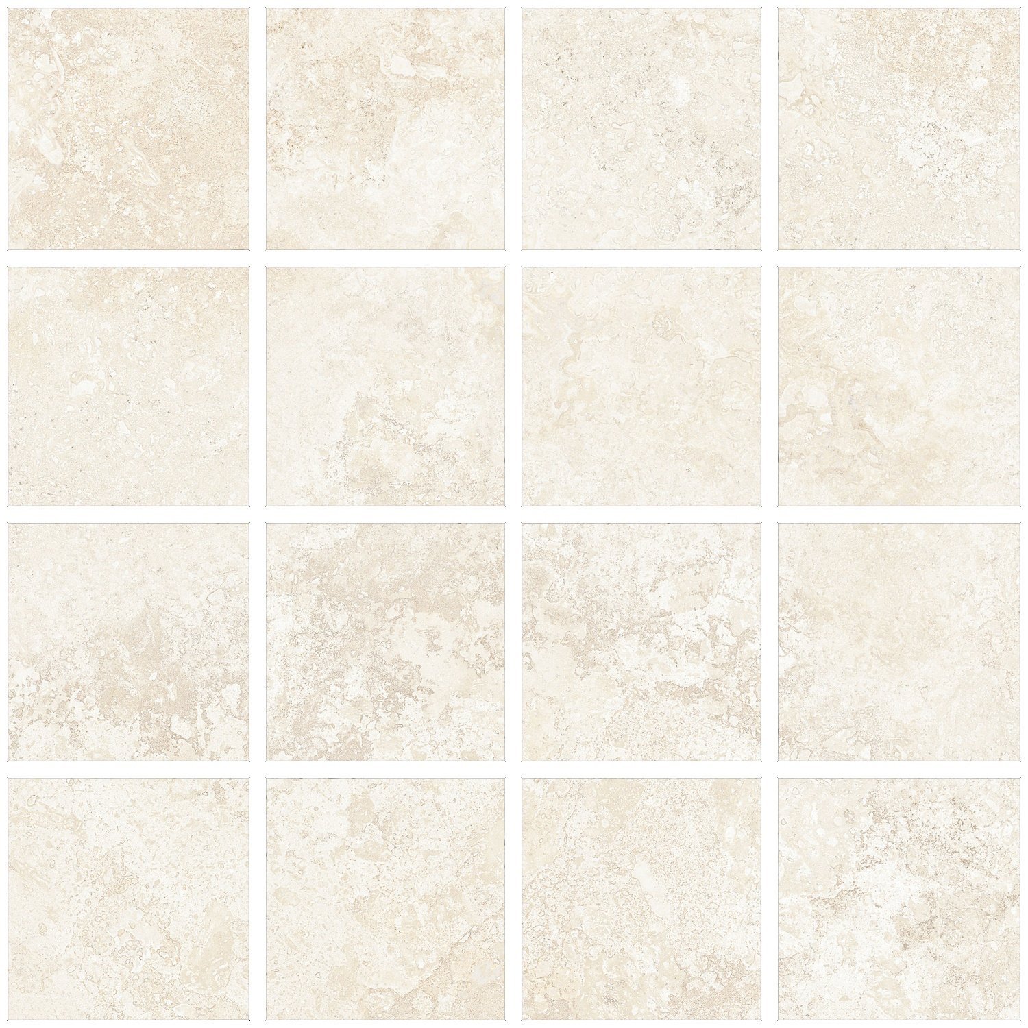 Mozaiek Pamesa Pietra Di Rapolano Ivory 30x30 cm Gerectificeerd Mat Creme Pamesa