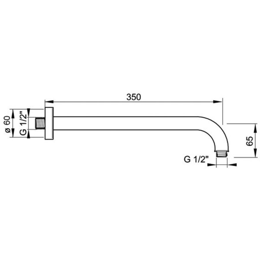 Mate Wandarm Rond 35, 40, 45, 50 Cm