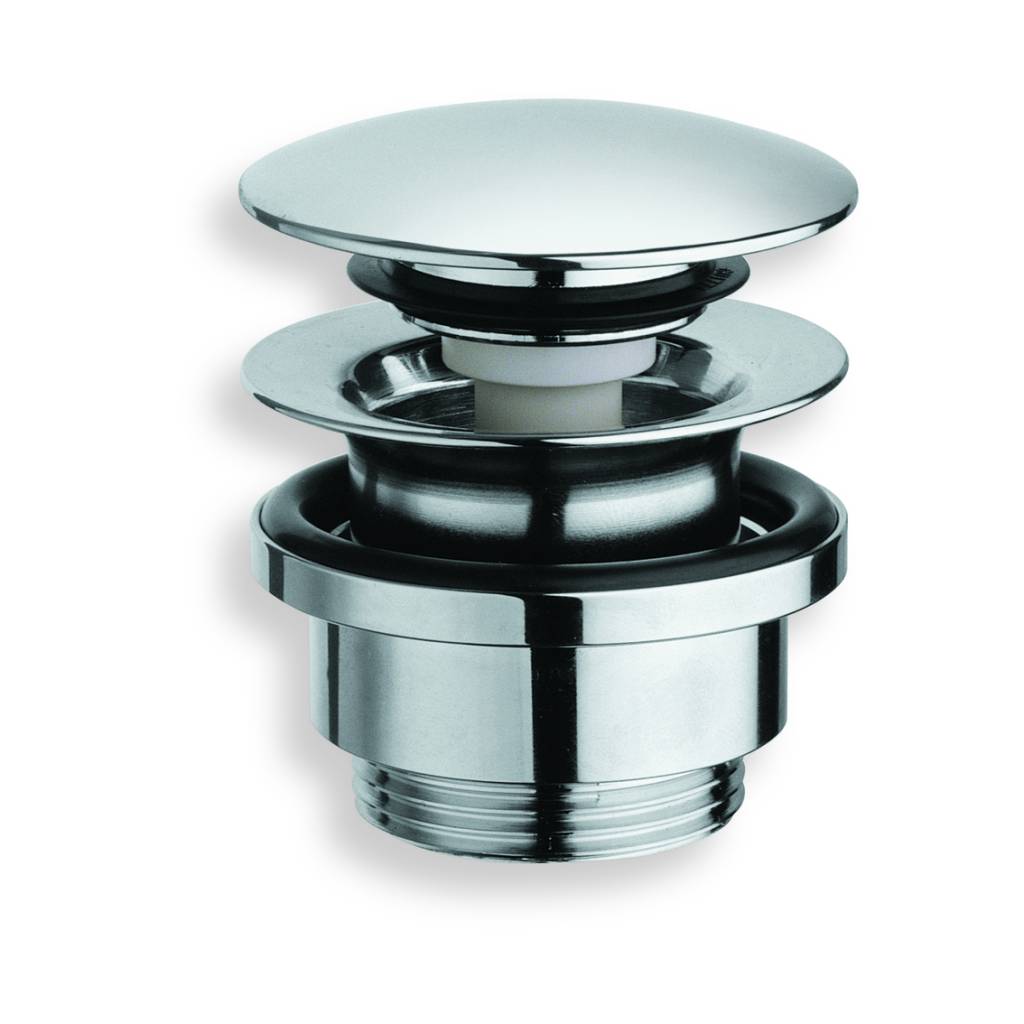 Hotbath Pal Clickplug Met Schroef Rond P710 - Chroom