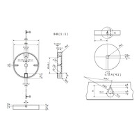 Handdoekhouder Dubbel Haceka Aqualux PRO2000 80 cm Chroom