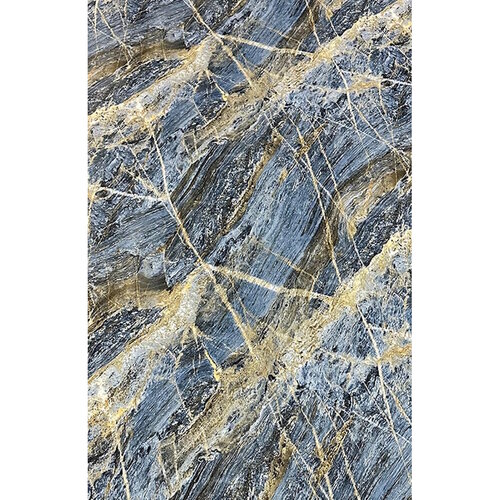 Wandpaneel Isodeco Onyx Blue 122x260 cm Waterbestendig Hoogglans (Doosinhoud 3.17 m2) 