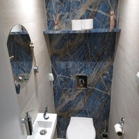 Wandpaneel Isodeco Onyx Blue 122x260 cm Waterbestendig Hoogglans (Doosinhoud 3.17 m2)