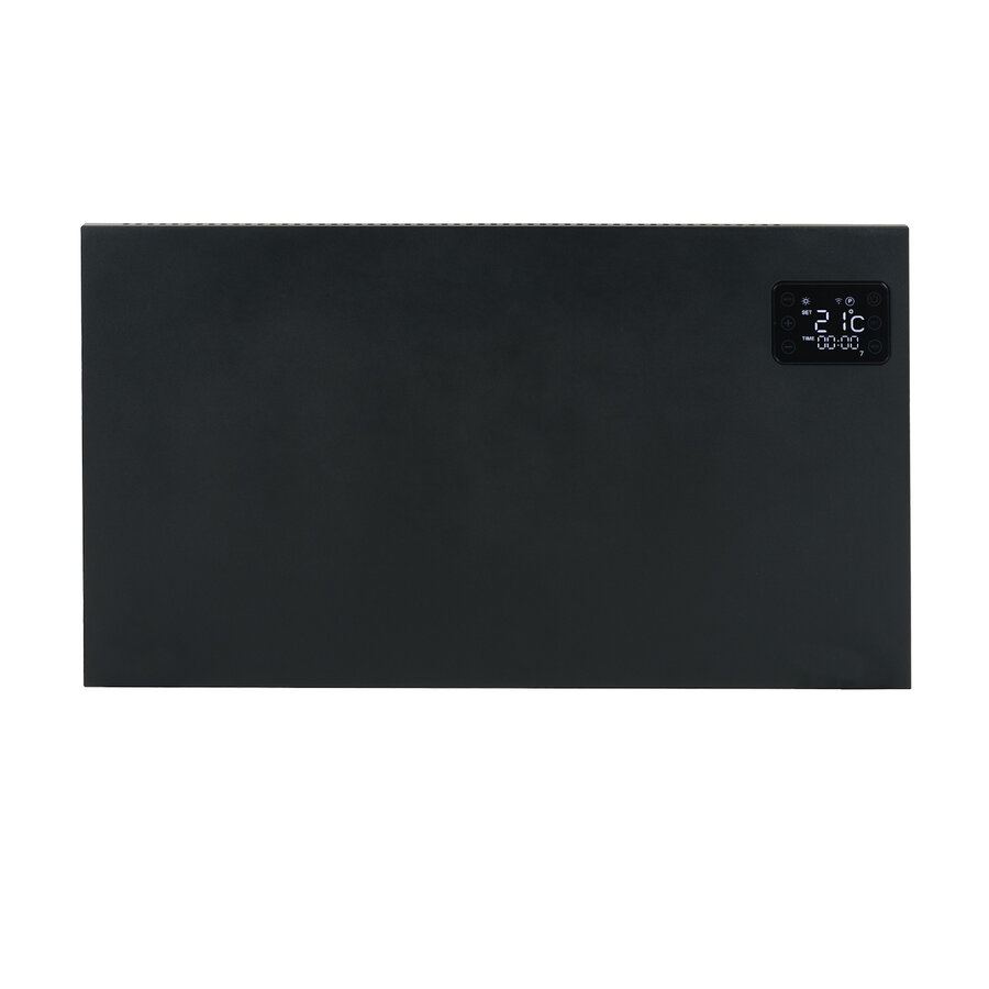 Convector Verwarming Eurom Sani Alutherm 1200XS Voor in de Badkamer met Wi-Fi Zwart