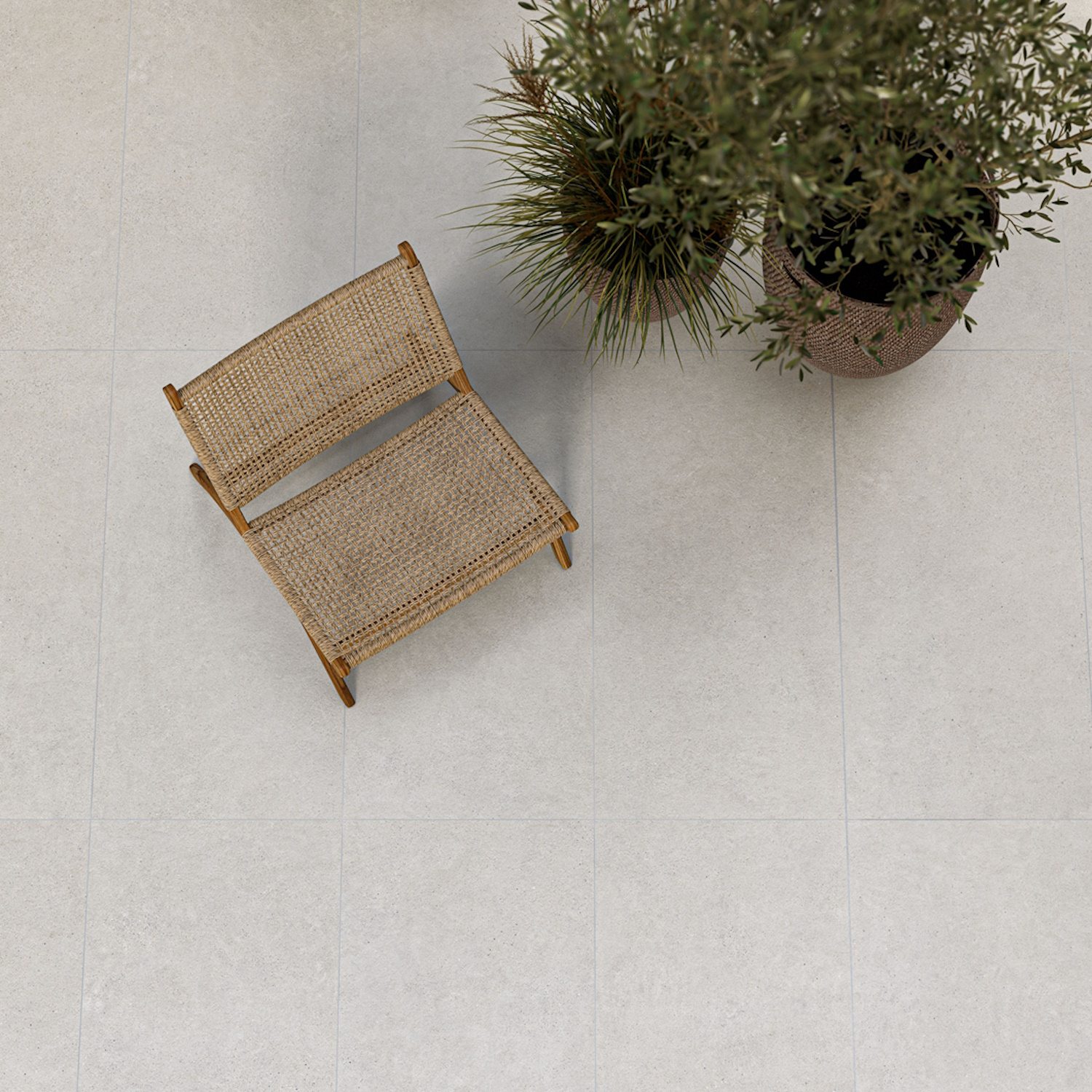 Vloertegel Cifre Ceramica Borneo 120x120 cm Betonlook Mat Grijs Cifre Ceramica